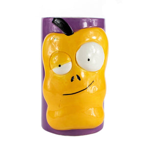 Ceramic Monster Face Candle – Yellow