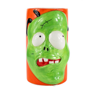 Ceramic Monster Face Candle – Green