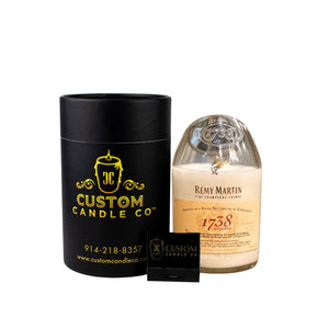 Recycled Whiskey Candle, Remy 1738