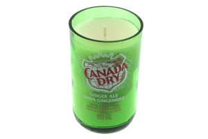 Recycled Canada Dry Ginger Ale Soda Candle