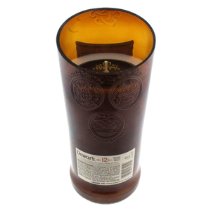 Recycled Dewars Brown Whiskey Candle