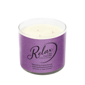 RELAX Aromatherapy Candle 16oz – Purple Tumbler