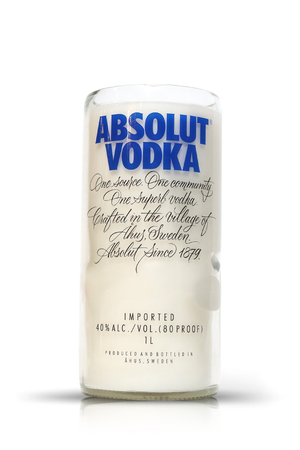 Recycled Absolut Vodka Candle