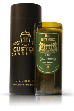 Recycled Don Tony Perez Gran Reserva Wine Candle