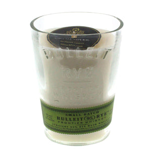 Recycled Bulleit Rye Whiskey Candle