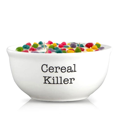Cereal Crunchy Berries Cereal Candle with White Quoted Bowl