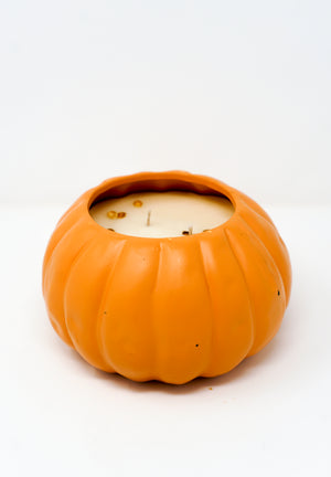 Ceramic Pumpkin Vessel