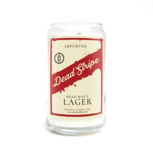 Dead Strip Dead Man’s Lager Beer Can Candle