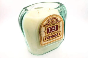 Recycled E & J Brandy Liqueur Candle