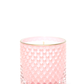 Elegant Pink Crystal Scented Candle