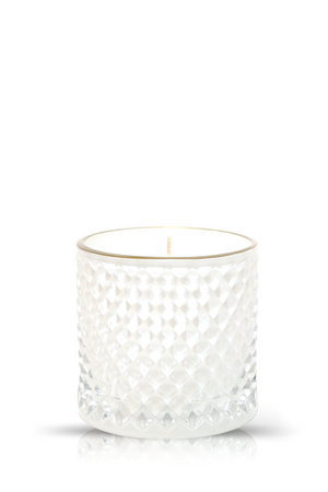 Elegant White Crystal Scented Candle