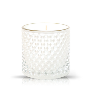 Elegant White Crystal Scented Candle