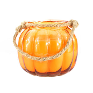 Glass Pumpkin Lantern