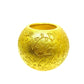 Small Gold Holiday Globe Candle