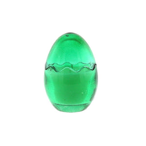 Green Glass Easter Egg