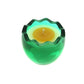 Green Glass Easter Egg w/ Yoke