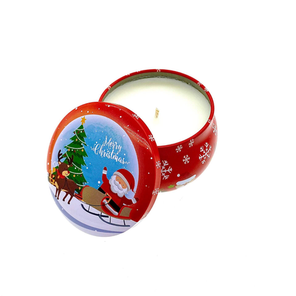 Merry Christmas Holiday Tin Candle – Christmas Cookie Scent