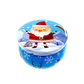 Blue Santa Holiday Tin Candle – Pine Forest Scent