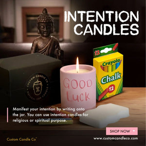 Intention Pink Candle
