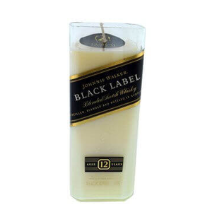 Recycled Johnnie Walker Black Label Whiskey Candle
