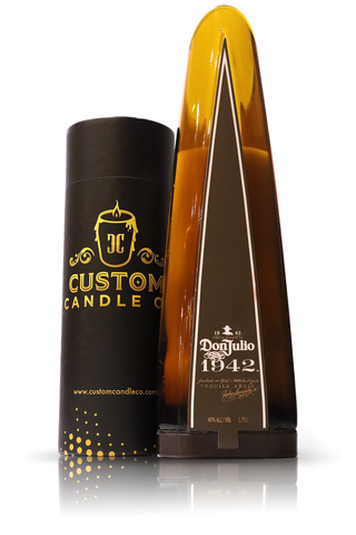 Recycled  Don Anibal 1942 Tequila Candle