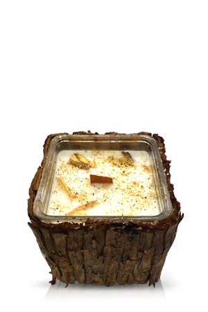 Wood Square Large Candle – Feng Shui Wood Scent