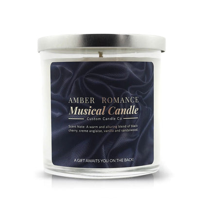 Musical Love Candle – Amber Romance