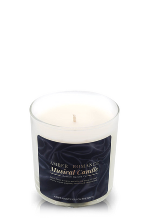 Musical Love Candle – Amber Romance