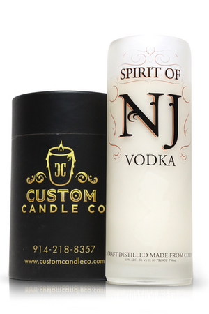 Recycled Spirit Of NJ Vodka Candle