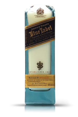 Recycled Johnnie Walker Blue Label Whiskey Candle