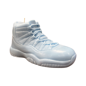 AJ-11 Baby Blue Hightop Sneaker Candle – Large