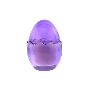 Purple Glass Easter Egg