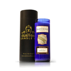Recycled BartenurA 2018 Moscato Wine Candle