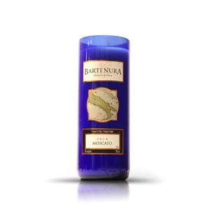 Recycled BartenurA 2018 Moscato Wine Candle