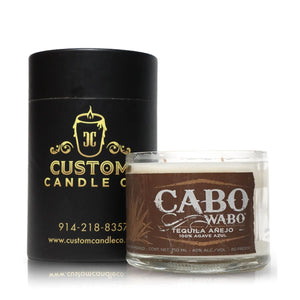 Recycled Cabo Wabo Tequila Anejo Candle