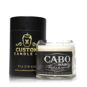 Recycled Cabo Wabo Tequila Blanco Candle