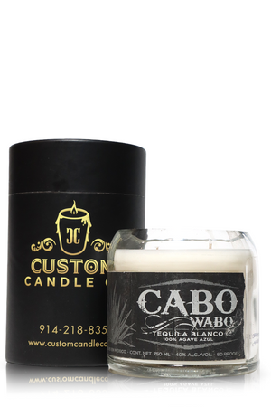 Recycled Cabo Wabo Tequila Blaco Candle