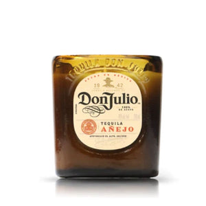 Recycled Don Julio Anejo Tequila Candle