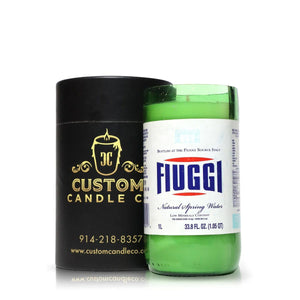 Recycled Fiuggi Natural Spring Water Candle