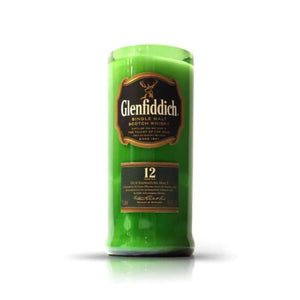 Recycled Glenfiddich Scotch 12 Years Whiskey Candle