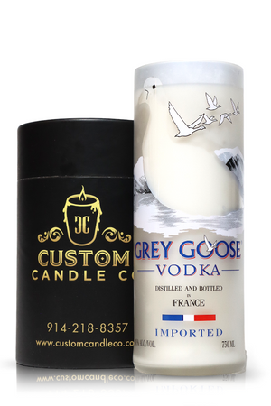 Recycled Grey Goose Vodka Candle