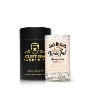 Recycled Jack Daniel's Winter Jack Whiskey Candle