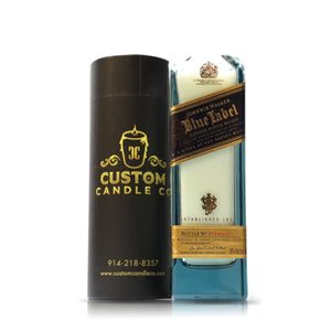 Recycled Johnnie Walker Blue Label Whiskey Candle