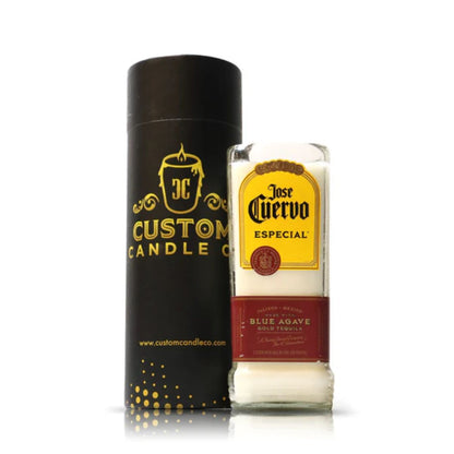 Recycled Jose Cuervo Especial Tequila Candle