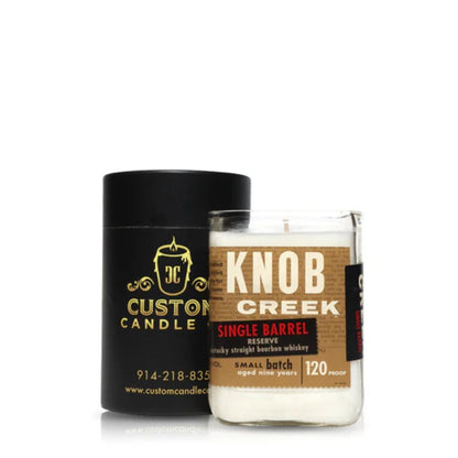 Recycled Knob Creek Whiskey Candle