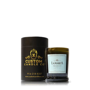 Recycled La Marca Prosecco Wine Candle