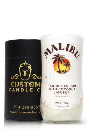 Recycled Malibu Original Caribbean Rum Candle