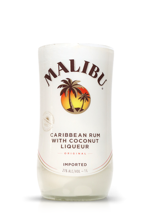 Recycled Malibu Original Caribbean Rum Candle