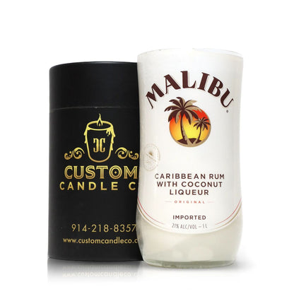 Recycled Malibu Original Caribbean Rum Candle