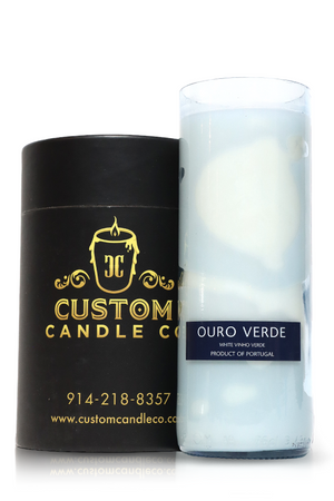 Recycled Ouro Verde White Wine Candle